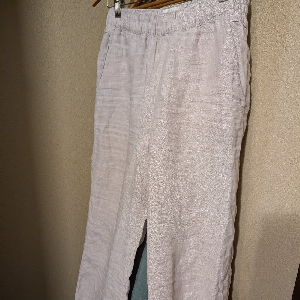 Linen flowy pants